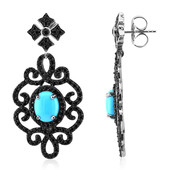 Sleeping Beauty Turquoise Silver Earrings (Dallas Prince Designs)