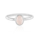 Rose Quartz Silver Ring (MONOSONO COLLECTION)