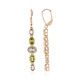 Green Amethyst Silver Earrings (KM by Juwelo)