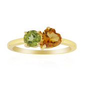 Madeira Citrine Silver Ring