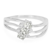 White Sapphire Silver Ring