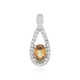 Mandarin Zircon Silver Pendant