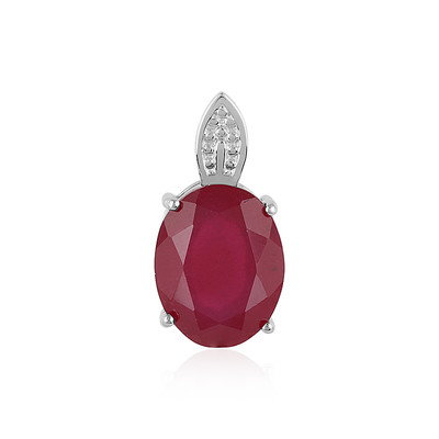 Madagascar Ruby Silver Pendant