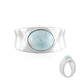 Larimar Silver Ring