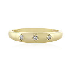 9K Flawless (F) Diamond Gold Ring (LUCENT DIAMONDS)