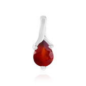 Hessonite Garnet Silver Pendant