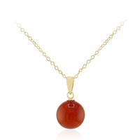 Carnelian Silver Necklace