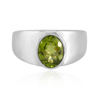 Arizona Peridot Silver Ring