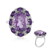 Amethyst Silver Ring