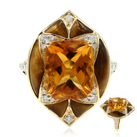 14K Citrine Gold Ring (CIRARI)