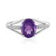 Zambian Amethyst Silver Ring