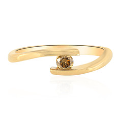 18K SI1 Argyle Cognac Diamond Gold Ring (Mark Tremonti)