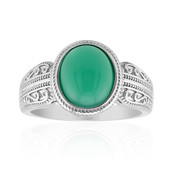 Green Aventurine Silver Ring