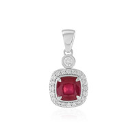 Bemainty Ruby Silver Pendant