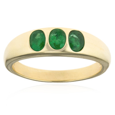 9K Brazilian Emerald Gold Ring (CUSTODANA)