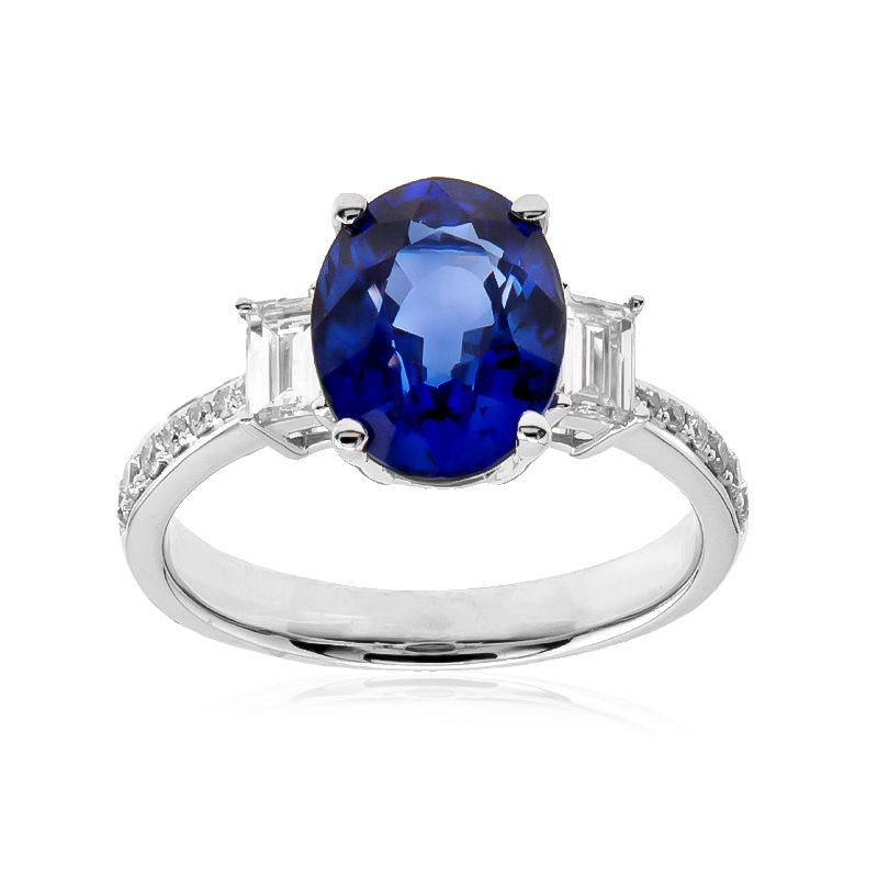 Platinum ceylon store sapphire