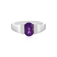 Siberian Amethyst Silver Ring