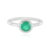 Green Onyx Silver Ring