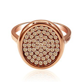 9K SI1 Argyle Rose De France Diamond Gold Ring (Annette)