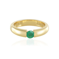 Zambian Emerald Silver Ring