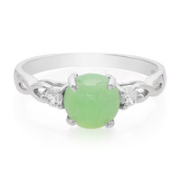 Imperial Chrysoprase Silver Ring