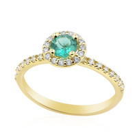 9K Colombian Emerald Gold Ring