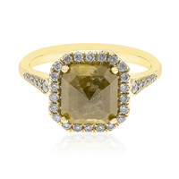 14K SI2 Fancy Diamond Gold Ring (CIRARI)