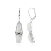 Blue Moonstone Silver Earrings (KM by Juwelo)