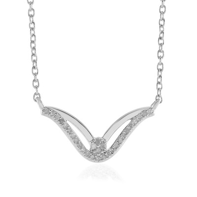 I2 (I) Diamond Silver Necklace