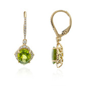 14K Dashihe Peridot Gold Earrings (CIRARI)