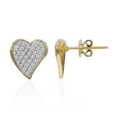 9K SI1 (G) Diamond Gold Earrings (Annette)