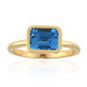 9K Swiss Blue Topaz Gold Ring (Adela Gold)