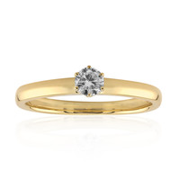 18K SI2 (H) Diamond Gold Ring