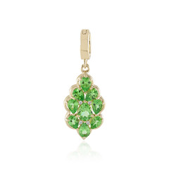 9K Tsavorite Gold Pendant