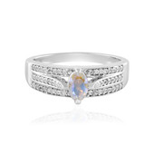 Rainbow Topaz Silver Ring