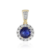 Madagascar Blue Sapphire Silver Pendant