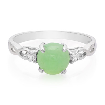 Imperial Chrysoprase Silver Ring