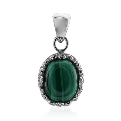 Malachite Silver Pendant (Art of Nature)