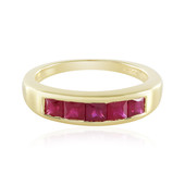 Mozambique Ruby Silver Ring