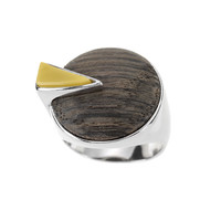 Black Oak Silver Ring