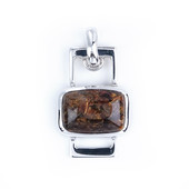 Pietersite Silver Pendant