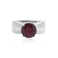 Ruby Silver Ring