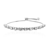 White Topaz Silver Bracelet