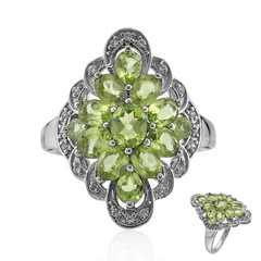 Peridot Silver Ring