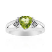 Jilin Peridot Silver Ring