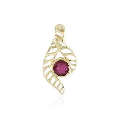 9K Madagascar Ruby Gold Pendant (Ornaments by de Melo)