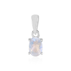 Rainbow Moonstone Silver Pendant