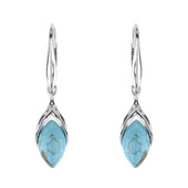 Turquoise Silver Earrings (dagen)