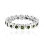 Russian Diopside Silver Ring