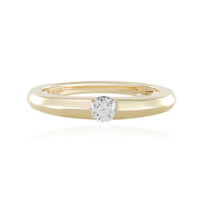 9K IF (G) Diamond Gold Ring (de Melo)